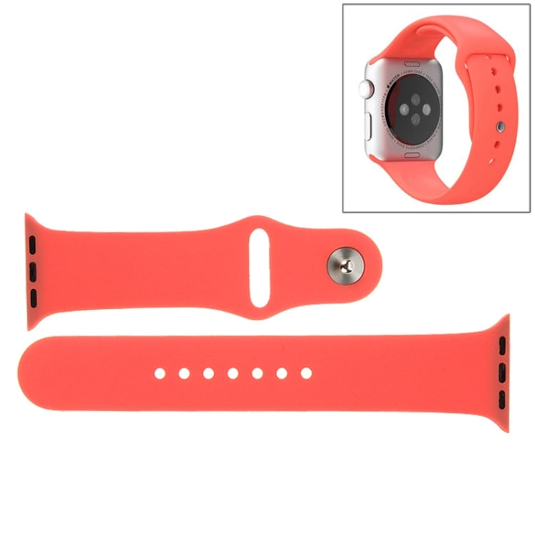 สำหรับ Apple Watch Sport 42 มม. สายนาฬิกาสปอร์ตยางประสิทธิภาพสูงยาวขึ้นพร้อมการปิดแบบ Pin-and-tuck