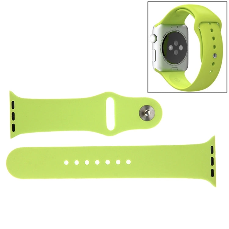 สำหรับ Apple Watch Sport 42 มม. สายนาฬิกาสปอร์ตยางประสิทธิภาพสูงยาวขึ้นพร้อมการปิดแบบ Pin-and-tuck