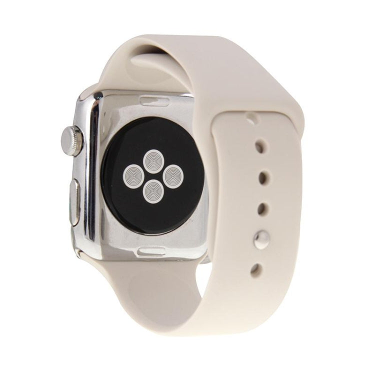 สำหรับ Apple Watch Sport 42 มม. สายนาฬิกาสปอร์ตยางประสิทธิภาพสูงยาวขึ้นพร้อมการปิดแบบ Pin-and-tuck