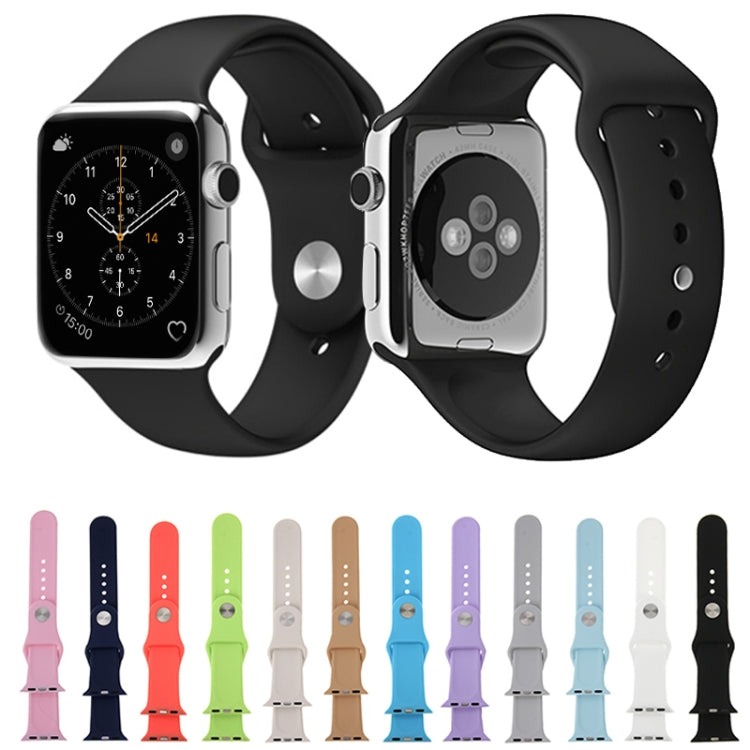 สำหรับ Apple Watch Sport 42 มม. สายนาฬิกาสปอร์ตยางประสิทธิภาพสูงยาวขึ้นพร้อมการปิดแบบ Pin-and-tuck