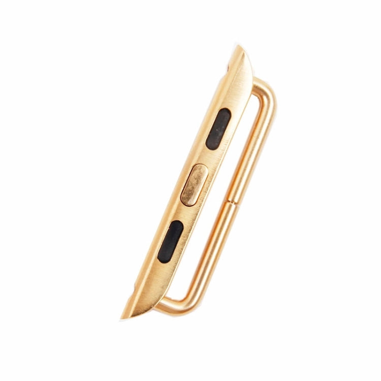 สำหรับ Apple Watch 42/44/45 มม. ตัวเชื่อมต่อสายรัดโลหะหัวเข็มขัดโลหะคู่