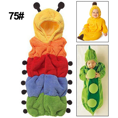 เสื้อผ้าเด็กสไตล์ Carpenterworm น่ารักสำหรับนอนหลับ, Size: 75yard