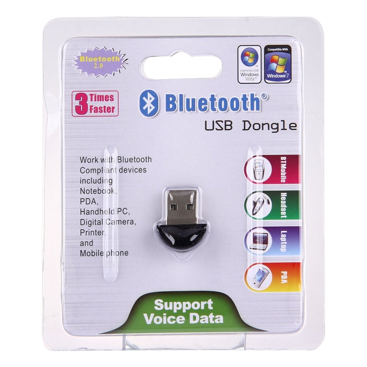ดองเกิล USB Bluetooth แบบไร้ไดรฟ์ (อะแดปเตอร์) พร้อมชิป CSR, Plug & Play, CSR Chip