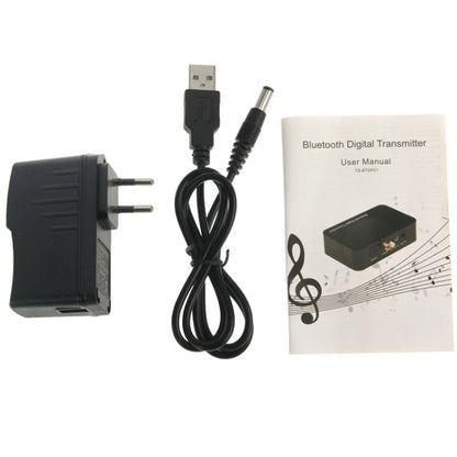 TS-BTDF01 เครื่องส่งสัญญาณเสียงโคแอกเซียลแบบดิจิตอล Bluetooth 2.1 แบบพกพาพร้อมแจ็ค 3.5 มม. สำหรับชุดหูฟังลำโพงบลูทูธ / เครื่องเล่น MP3 / MP4