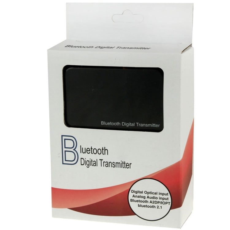 TS-BTDF01 เครื่องส่งสัญญาณเสียงโคแอกเซียลแบบดิจิตอล Bluetooth 2.1 แบบพกพาพร้อมแจ็ค 3.5 มม. สำหรับชุดหูฟังลำโพงบลูทูธ / เครื่องเล่น MP3 / MP4