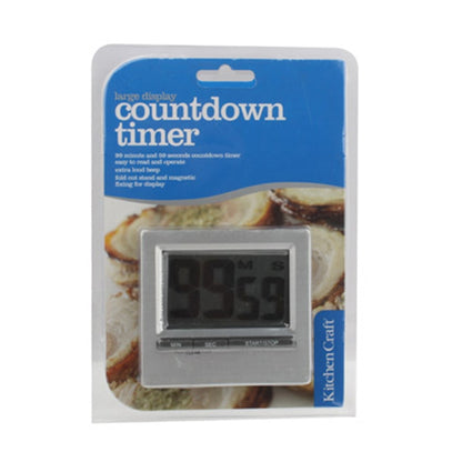 Kitchen Craft จอแสดงผลขนาดใหญ่จับเวลาถอยหลังแบบดิจิตอล, Countdown Timer
