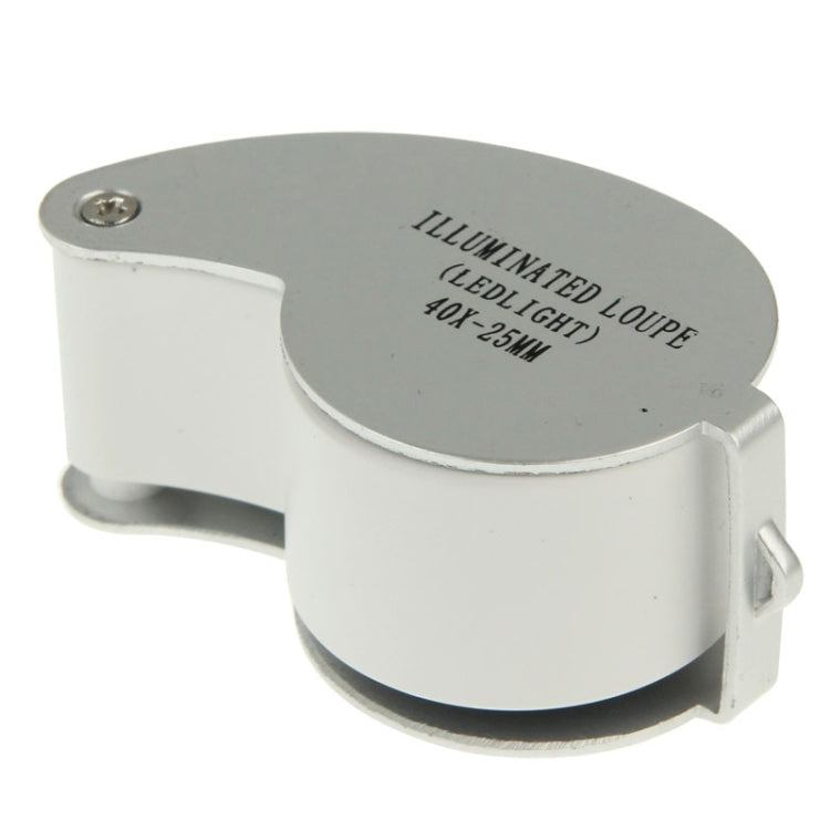 40X-25MM LED Illuminated Loupe / แว่นขยายเครื่องประดับ, 40X