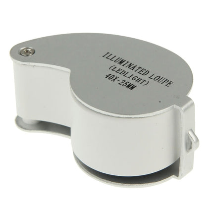 40X-25MM LED Illuminated Loupe / แว่นขยายเครื่องประดับ, 40X