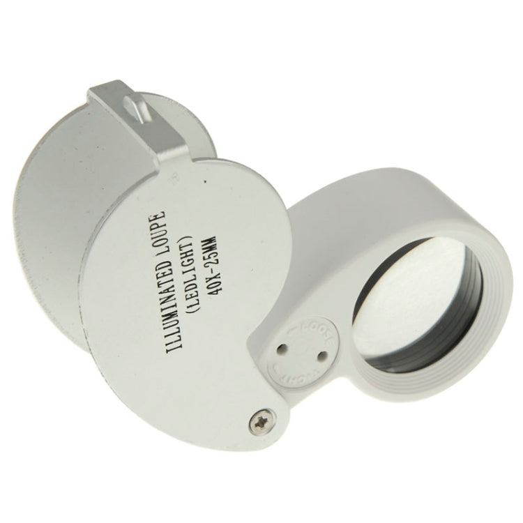 40X-25MM LED Illuminated Loupe / แว่นขยายเครื่องประดับ, 40X