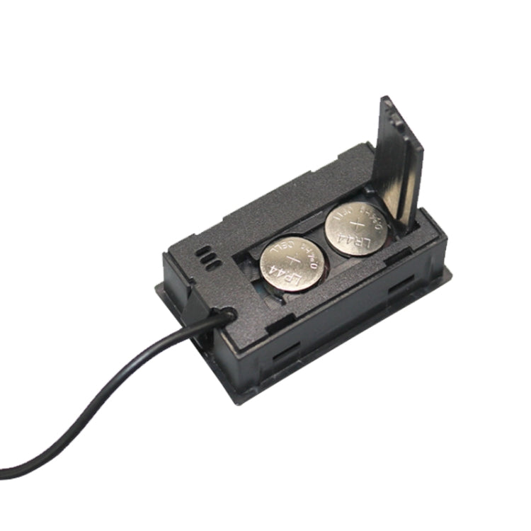เครื่องวัดอุณหภูมิดิจิตอล LCD ขนาดเล็กสำหรับตู้เย็นช่องแช่แข็ง ขนาดเม็ดมีด 46มม. x 26.6มม. ความยาวสายเคเบิล 1ม., PT-2