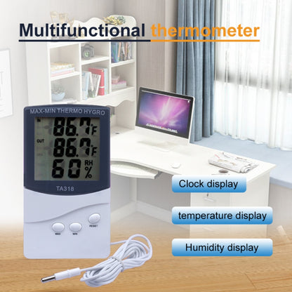 เครื่องวัดอุณหภูมิในร่มพร้อมไฮโกรมิเตอร์, TA318