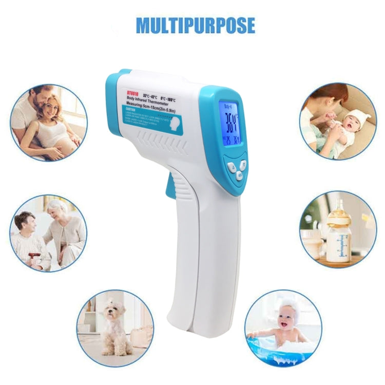 DT8018 เครื่องวัดอุณหภูมิอินฟราเรดร่างกายหน้าผากแบบไม่สัมผัส ช่วงอุณหภูมิ: 32.0 องศา C - 42.5 องศา C, XE-805B
