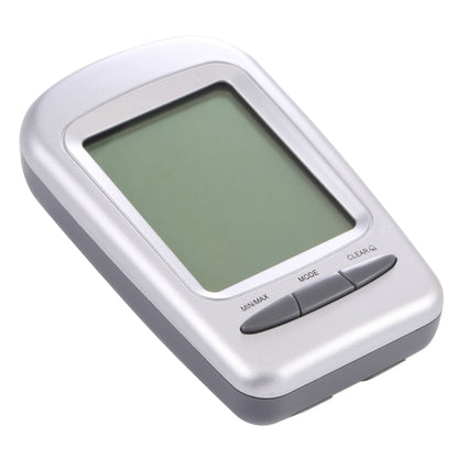 ไฮโกรมิเตอร์เครื่องวัดอุณหภูมิในร่มแบบดิจิตอล LCD พร้อมวันที่ / นาฬิกา / คำเตือนการแช่แข็ง, W240