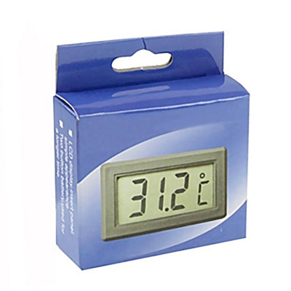 เครื่องวัดอุณหภูมิดิจิตอลในร่มจอ LCD ขนาดเล็ก สีขาว, LCD Thermometer