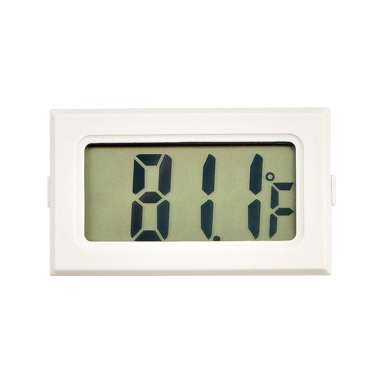 เครื่องวัดอุณหภูมิดิจิตอลในร่ม LCD ขนาดเล็ก (จอแสดงผลฟาเรนไฮต์), สีขาว, (Fahrenheit Display)(White), (Fahrenheit Display)(Black)