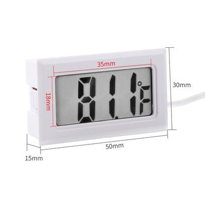 เครื่องวัดอุณหภูมิดิจิตอลในร่ม LCD ขนาดเล็ก (จอแสดงผลฟาเรนไฮต์), สีขาว, (Fahrenheit Display)(White), (Fahrenheit Display)(Black)