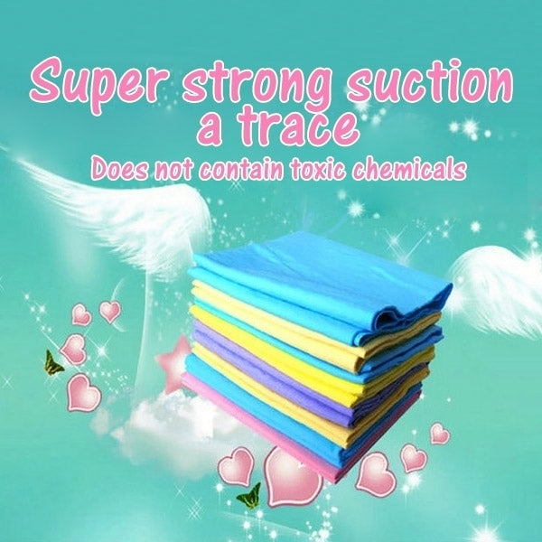 KANEED Super Absorption Clean Cham PVA ผ้าขนหนูล้างรถสังเคราะห์ PVA จัดส่งสีแบบสุ่ม, Size: 43cm x 32cm x 0.2cm