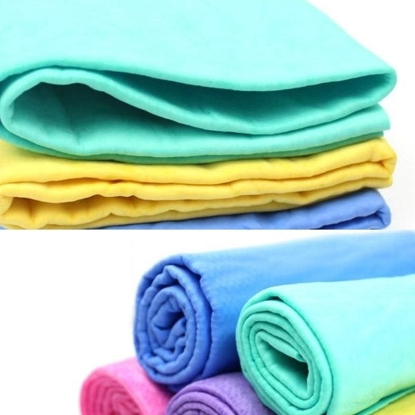 KANEED Super Absorption Clean Cham PVA ผ้าขนหนูล้างรถสังเคราะห์ PVA จัดส่งสีแบบสุ่ม, Size: 43cm x 32cm x 0.2cm