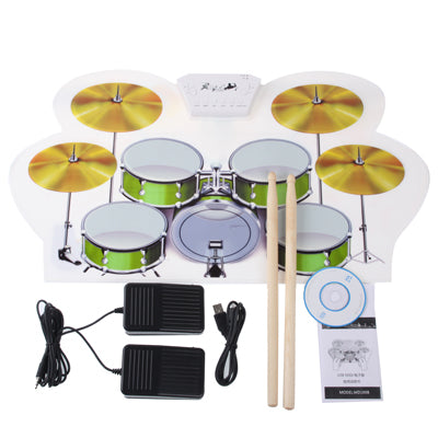 MD-1008 USB 2.0 MIDI Soft Roll-up Drum Kit, ขนาด: 46 x 31ซม., Electronic Drum  MD-1008
