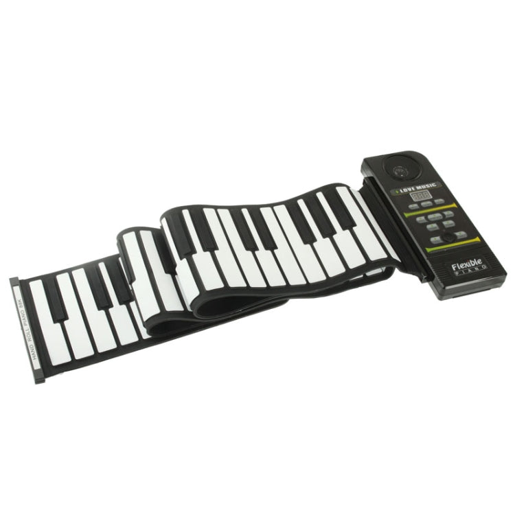 เปียโนม้วนขึ้นแบบซิลิโคน MIDI แบบพกพา 88 คีย์, คีย์บอร์ด: 133 x 14.2 x 0.6 ซม., 88 Keys Roll Up Piano