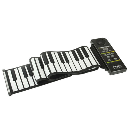 เปียโนม้วนขึ้นแบบซิลิโคน MIDI แบบพกพา 88 คีย์, คีย์บอร์ด: 133 x 14.2 x 0.6 ซม., 88 Keys Roll Up Piano