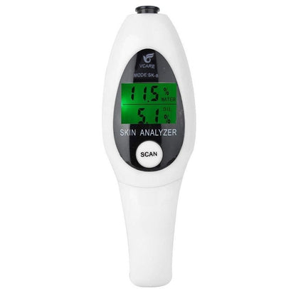 มินิแบบพกพา LCD Digital Moisture Skin Care เครื่องทดสอบความชื้นเครื่องวิเคราะห์เนื้อหาน้ำมัน, Mini