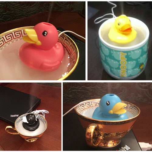 เครื่องทำความชื้นในอากาศ USB สไตล์เป็ดน่ารัก, Duck Style Air Humidifier