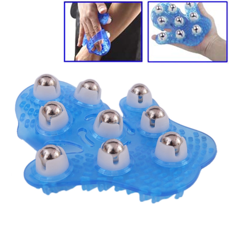 เครื่องนวดเส้นเมอริเดียนลูกบอลมือถือรูปฝ่ามือหนา, Nine balls Magenta, Nine balls Blue