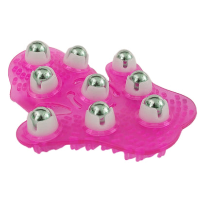 เครื่องนวดเส้นเมอริเดียนลูกบอลมือถือรูปฝ่ามือหนา, Nine balls Magenta, Nine balls Blue