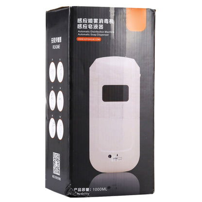F1304 1000ML เครื่องจ่ายสบู่เหลวฆ่าเชื้อเซ็นเซอร์อินฟราเรดอัตโนมัติแบบสัมผัส, F1304