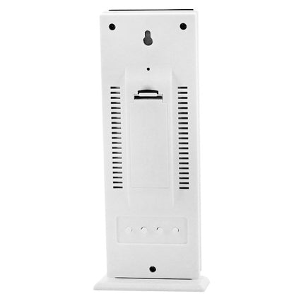HTC-8 Luminous LCD Digital LED Night Light เครื่องวัดอุณหภูมิเครื่องวัดความชื้นสัมพัทธ์แบ็คไลท์พร้อมนาฬิกาปลุก / วันที่ / นาฬิกา / ปฏิทิน, HTC-8