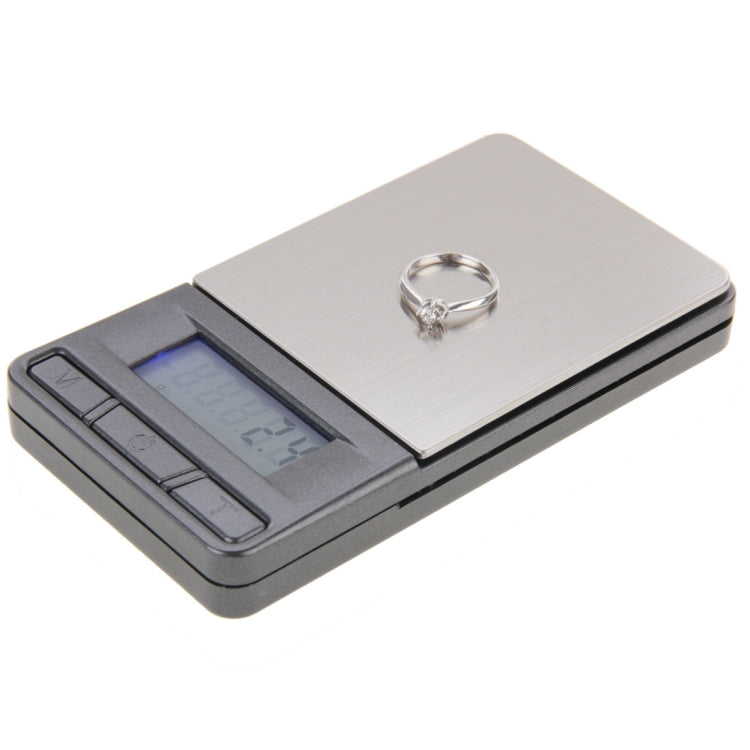 2 in 1 กระเป๋าอิเล็กทรอนิกส์ 1000g x 0.1g เครื่องประดับ Digital Scale Balance + เครื่องคิดเลขพร้อมตัวเลขจอแสดงผล LCD, 1000g x 0.1g