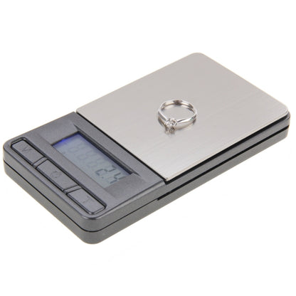 2 in 1 กระเป๋าอิเล็กทรอนิกส์ 1000g x 0.1g เครื่องประดับ Digital Scale Balance + เครื่องคิดเลขพร้อมตัวเลขจอแสดงผล LCD, 1000g x 0.1g