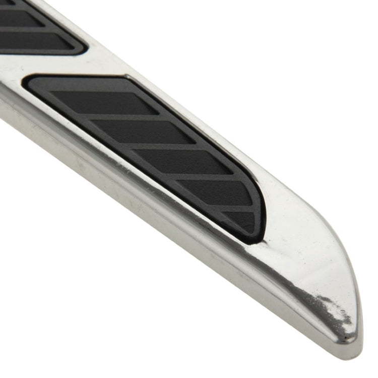 2 PCS Bonnet Air Flow Vent Fender สติกเกอร์สำหรับตกแต่งรถยนต์ขนาด: 36.5 ซม. x 3.5 ซม. x 1 ซม., Size: 36.5cm x 3.5cm x 1cm