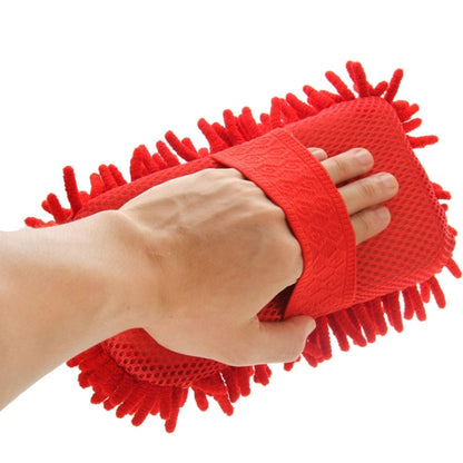 Ultrafine Fiber Chenille Anthozoan ถุงมือล้างรถอเนกประสงค์แปรงรถเมจิก (การจัดส่งสีแบบสุ่ม), Magic Car Brush