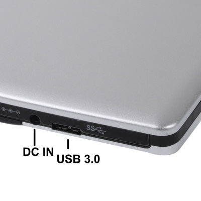 USB 3.0 อลูมิเนียมอัลลอยด์แบบพกพา DVD / CD ไดรฟ์ Blu-ray ที่เขียนซ้ำได้สำหรับ 12.7 มม. SATA ODD / HDD, Plug and Play, Blu-ray Drive (Silver), Blu-ray Drive (Red)