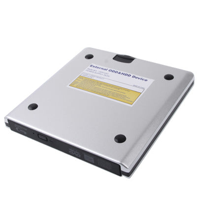 USB 3.0 อลูมิเนียมอัลลอยด์แบบพกพา DVD / CD ไดรฟ์ Blu-ray ที่เขียนซ้ำได้สำหรับ 12.7 มม. SATA ODD / HDD, Plug and Play, Blu-ray Drive (Silver), Blu-ray Drive (Red)