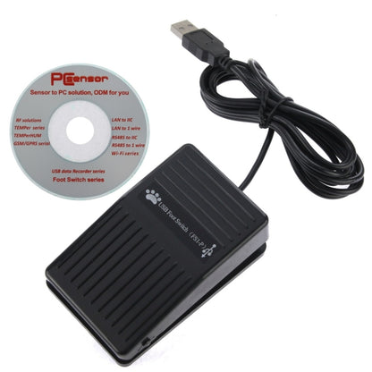 USB เท้าเหยียบสวิทช์ควบคุมเกม Pad คีย์บอร์ดอะแดปเตอร์สำหรับคอมพิวเตอร์, 1 Foot Switch