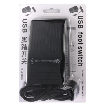 USB เท้าเหยียบสวิทช์ควบคุมเกม Pad คีย์บอร์ดอะแดปเตอร์สำหรับคอมพิวเตอร์, 1 Foot Switch