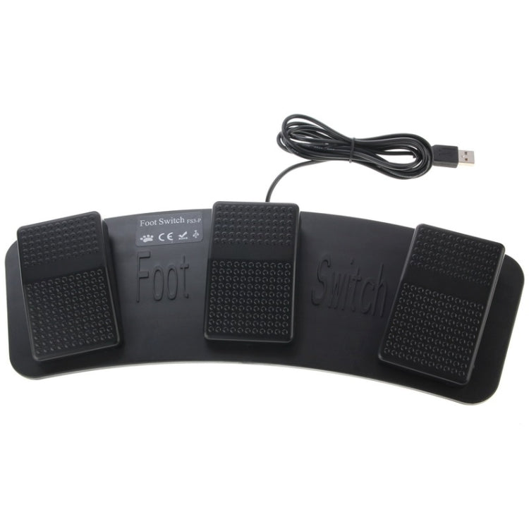 สวิตช์เท้าเหยียบ Triple Action ของ PC USB, 2 Foot Switch