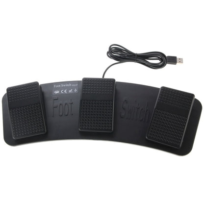 สวิตช์เท้าเหยียบ Triple Action ของ PC USB, 2 Foot Switch