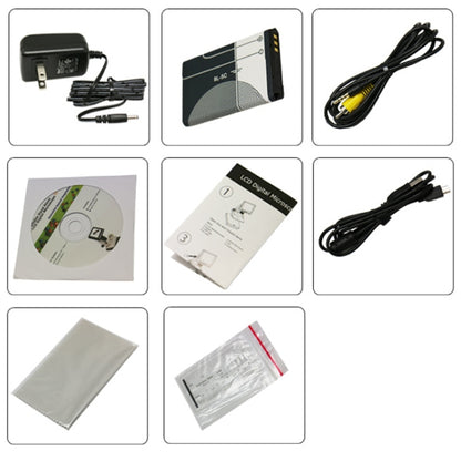 500X 5 ล้านพิกเซล 3.5 นิ้ว LCD กล้องจุลทรรศน์ดิจิตอลแบบสแตนด์อโลนพร้อมไฟ LED 8 ดวงรองรับการ์ด TF สูงสุด 32G (DMS-038M), DMS-038M 500X