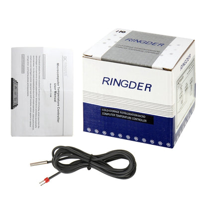 RC-210M เครื่องควบคุมอุณหภูมิแบบดิจิตอล LCD เครื่องควบคุมอุณหภูมิเทอร์โมคัปเปิลพร้อมเซนเซอร์เครื่องวัดอุณหภูมิช่วงอุณหภูมิ: -40 ถึง 110 องศาเซลเซียส