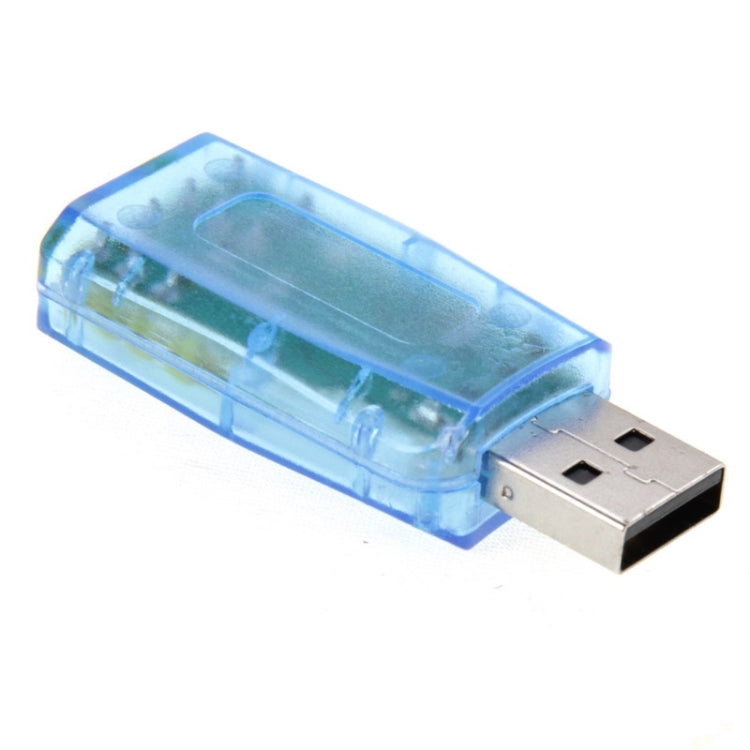 USB DSP 5.1 อะแดปเตอร์การ์ดเสียงภายนอกช่องโมโน (การจัดส่งแบบสุ่มสี)