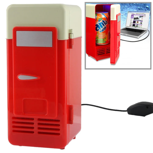 Mini USB PC ตู้เย็นเครื่องดื่ม / กระป๋องเครื่องดื่มระบายความร้อน / เครื่องทำความร้อน