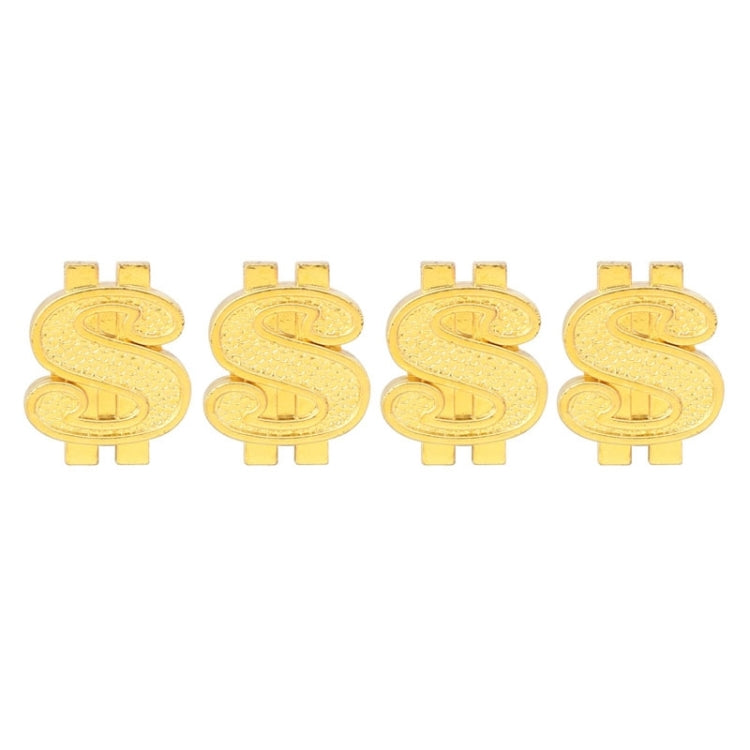 ฝาปิดวาล์วยางรถยนต์พลาสติกสไตล์ดอลลาร์สากล 8 มม. แพ็ค 4 ชิ้น, Dollar Style