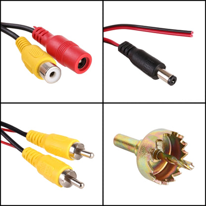 กล้องมองหลังรถยนต์เซ็นเซอร์ LED, รองรับเลนส์สี / ฟังก์ชั่นเซ็นเซอร์มองเห็นได้ 120 องศา / กันน้ำและกลางคืน, เส้นผ่านศูนย์กลาง: 28 มม. (E328), E328
