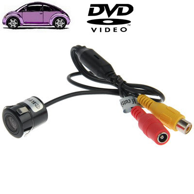 กล้องมองหลัง DVD แบบมีสายกันน้ำพร้อมสเกลเพลทรองรับการติดตั้งใน Car DVD Navigator หรือ Car Monitor มุมมองที่กว้าง: 170 องศา (WD004), Wired