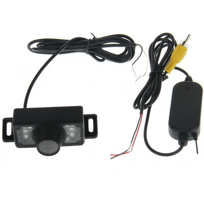 7 LED IR อินฟราเรดกันน้ำ Night Vision เลนส์สั้นไร้สาย DVD มุมมองด้านหลังพร้อมสเกลเพลท, รองรับการติดตั้งใน Car DVD Navigator, มุมมองที่กว้าง: 140 องศา (WX002), WX002