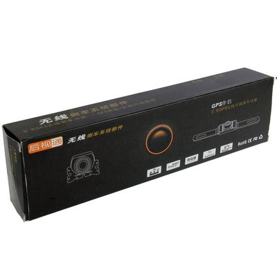 6 LED IR อินฟราเรดกันน้ำ Night Vision กรอบป้ายทะเบียนไร้สายกล้องมองหลังด้านหลังด้านหลังรองรับการติดตั้งใน Car DVD Navigator หรือ Car Monitor มุมมองที่กว้าง: 140 องศา (WD001), WD001